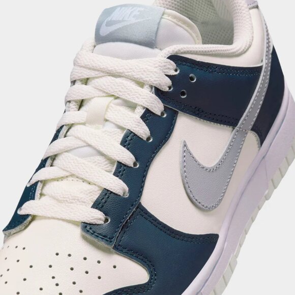 Nike Dunk Low Sail-Wolf Grey-White-Blue Womens Sz 8 US HV2390 100 Sneakers NEW - Picture 12 of 15
